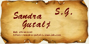 Sandra Gutalj vizit kartica